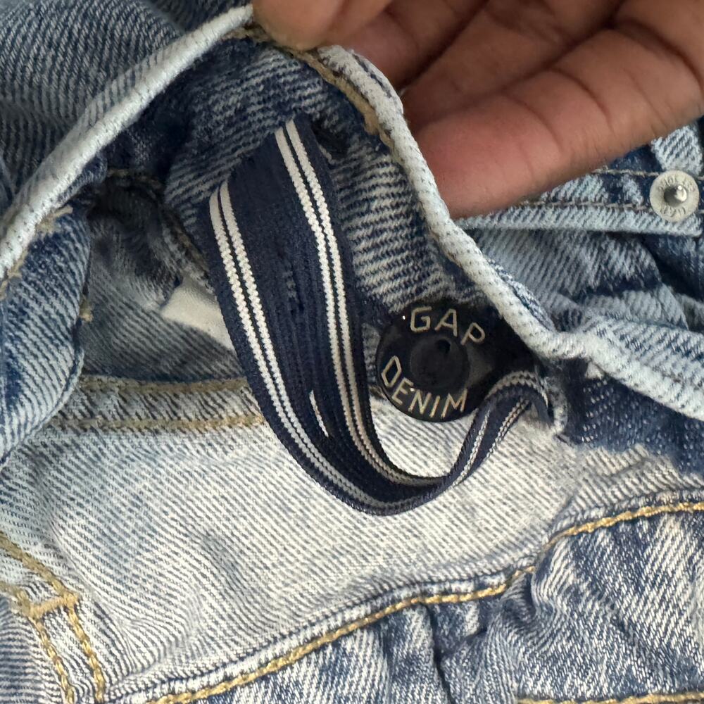 Gap Kids Lot of 2 Girl 10 Low Stride Jeans Embroidered Distressed School Casual - Picture 14 of 16